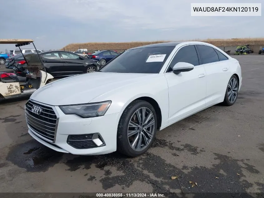 2019 Audi A6 45 Premium VIN: WAUD8AF24KN120119 Lot: 40838055