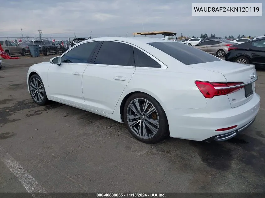 2019 Audi A6 45 Premium VIN: WAUD8AF24KN120119 Lot: 40838055