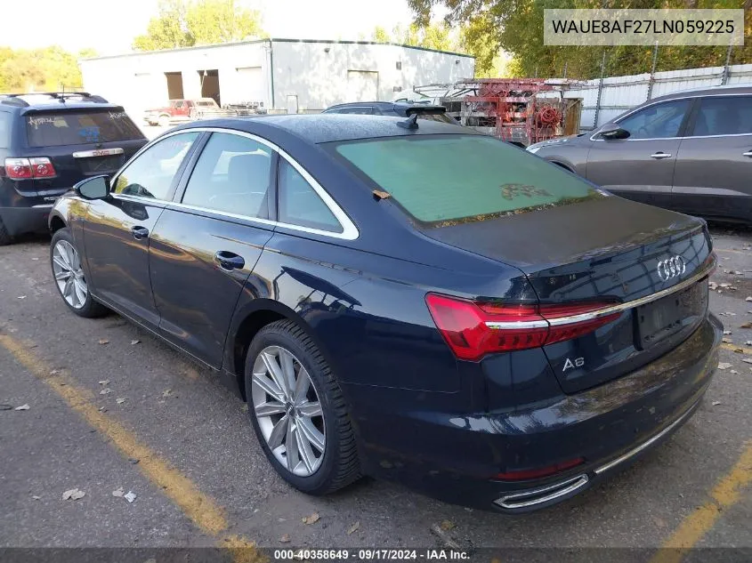 2020 Audi A6 Premium Plus VIN: WAUE8AF27LN059225 Lot: 40358649