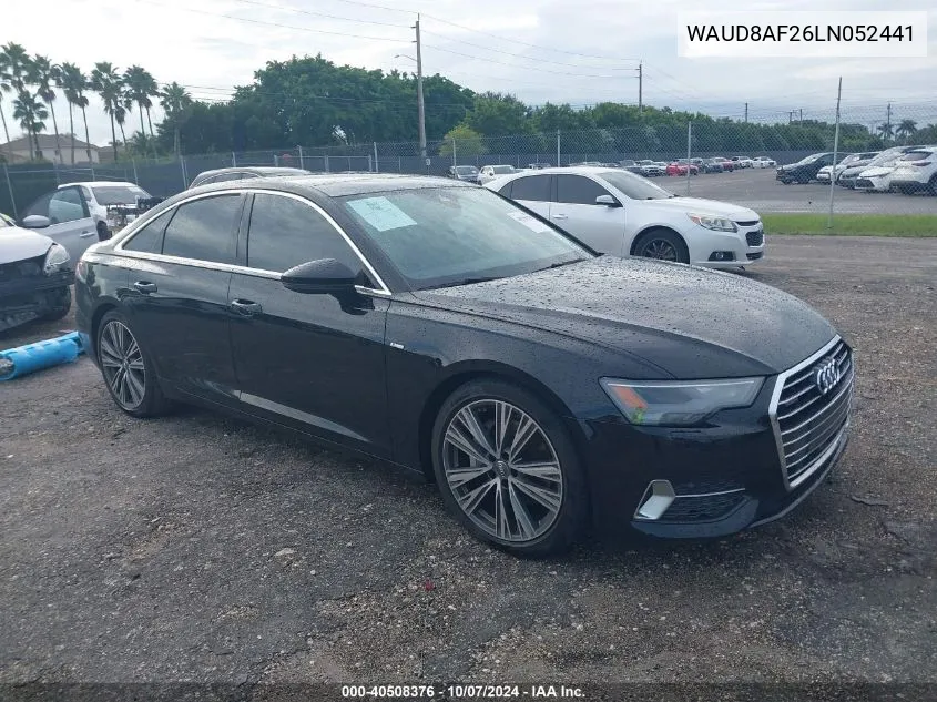 2020 Audi A6 Premium VIN: WAUD8AF26LN052441 Lot: 40508376