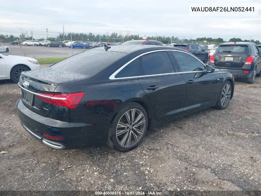 2020 Audi A6 Premium VIN: WAUD8AF26LN052441 Lot: 40508376