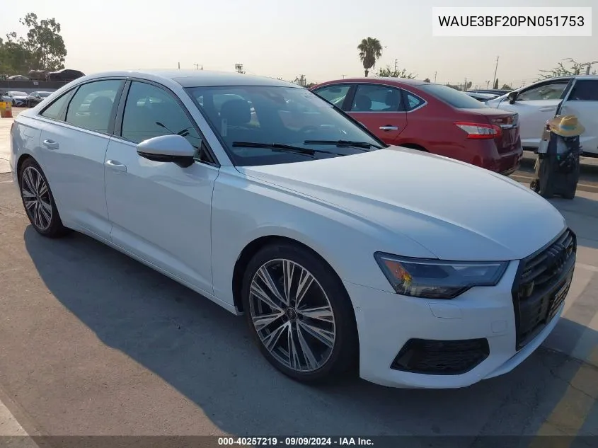 2023 Audi A6 Premium Plus 45 Tfsi Quattro S Tronic VIN: WAUE3BF20PN051753 Lot: 40257219