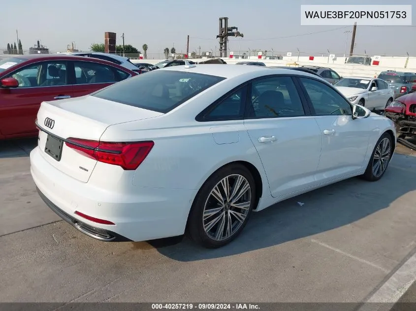 2023 Audi A6 Premium Plus 45 Tfsi Quattro S Tronic VIN: WAUE3BF20PN051753 Lot: 40257219