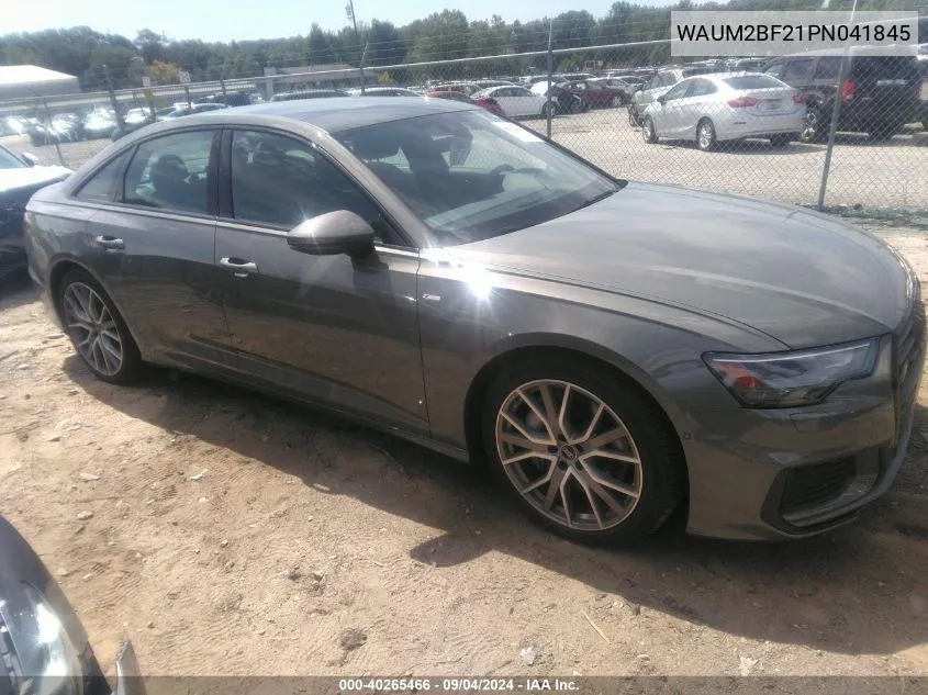 2023 Audi A6 Prestige 55 Tfsi Quattro S Tronic VIN: WAUM2BF21PN041845 Lot: 40265466