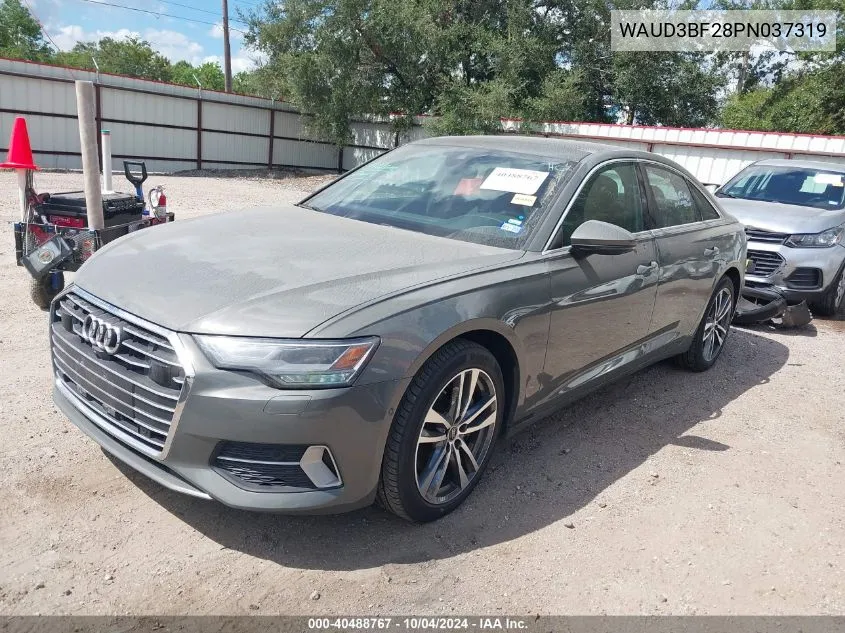 2023 Audi A6 Sedan Premium 45 Tfsi Quattro S Tronic VIN: WAUD3BF28PN037319 Lot: 40488767