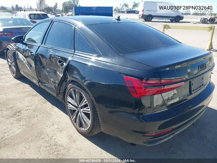 2023 Audi A6 Sedan Premium 45 Tfsi Quattro S Tronic VIN: WAUD3BF28PN032640 Lot: 40750429