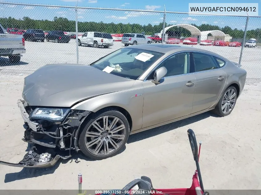 WAUYGAFC1CN094612 2012 Audi A7 Premium