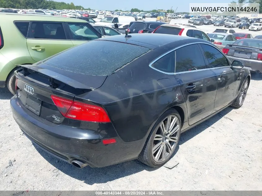 WAUYGAFC1CN144246 2012 Audi A7 Premium Plus