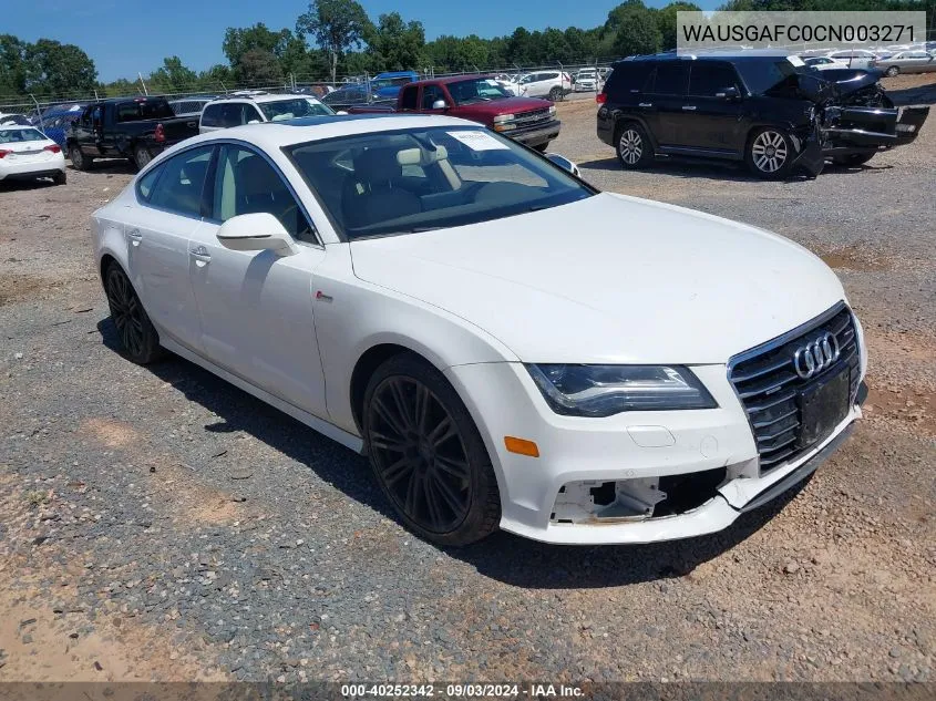 WAUSGAFC0CN003271 2012 Audi A7 Premium