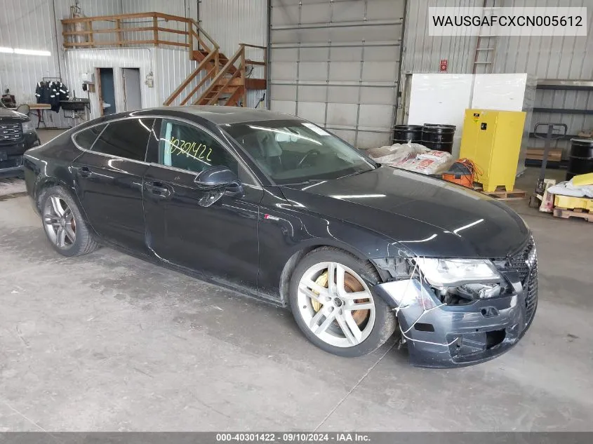 WAUSGAFCXCN005612 2012 Audi A7 Prestige