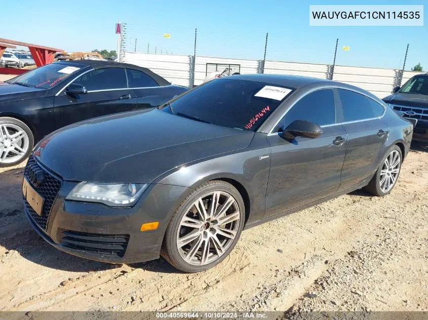 WAUYGAFC1CN114535 2012 Audi A7 Premium