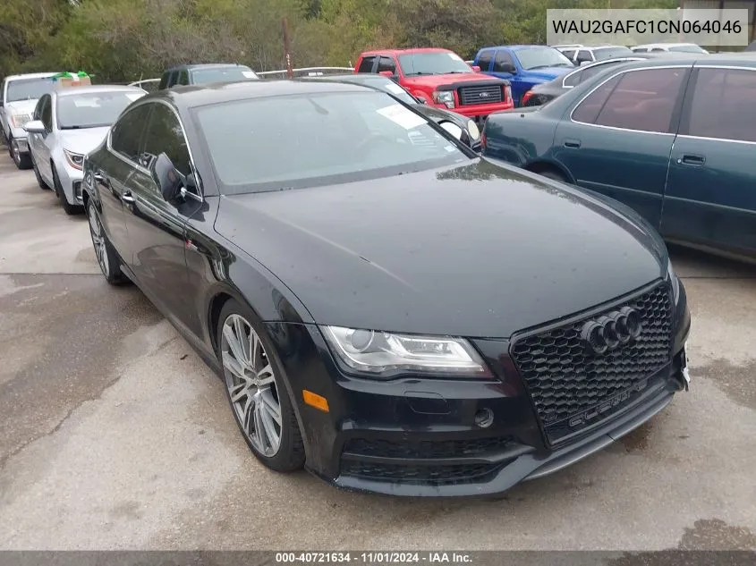 2012 Audi A7 Premium VIN: WAU2GAFC1CN064046 Lot: 40721634