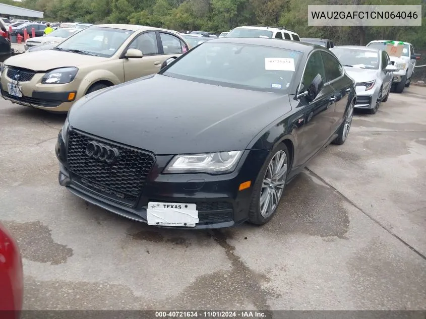 2012 Audi A7 Premium VIN: WAU2GAFC1CN064046 Lot: 40721634