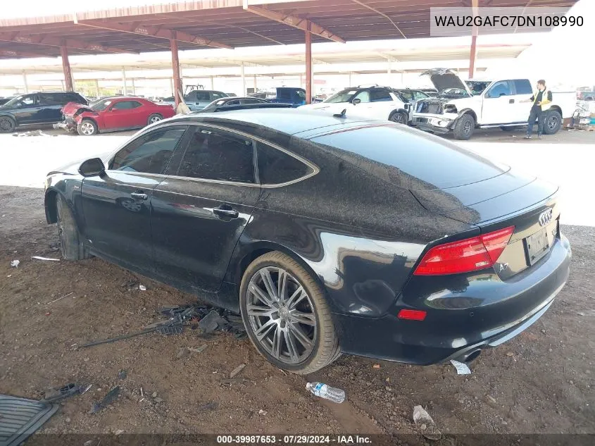 2013 Audi A7 3.0T Premium VIN: WAU2GAFC7DN108990 Lot: 39987653