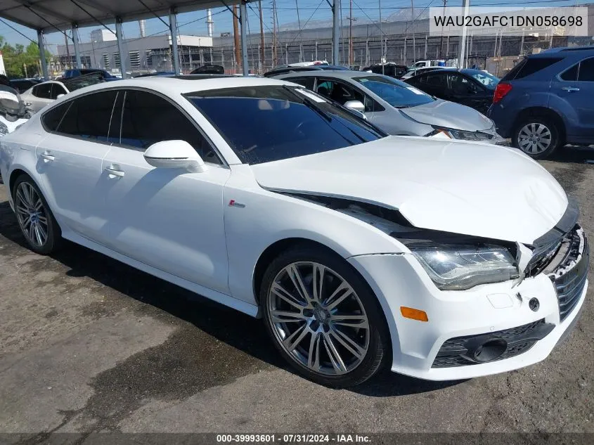 2013 Audi A7 3.0T Premium VIN: WAU2GAFC1DN058698 Lot: 39993601