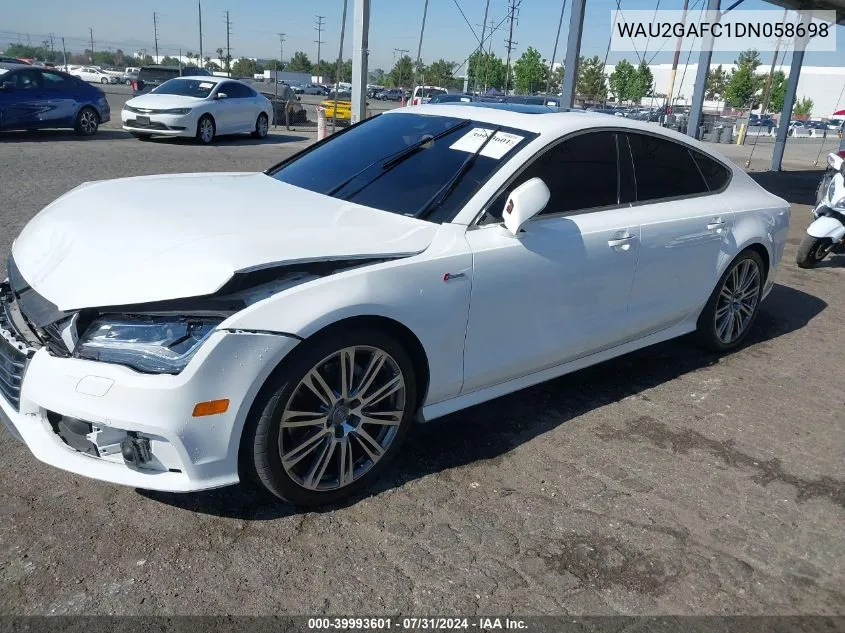 WAU2GAFC1DN058698 2013 Audi A7 3.0T Premium