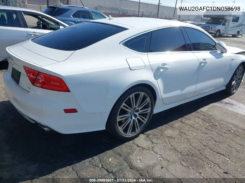 WAU2GAFC1DN058698 2013 Audi A7 3.0T Premium