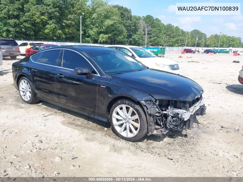 2013 Audi A7 3.0T Premium VIN: WAU2GAFC7DN100839 Lot: 40055065