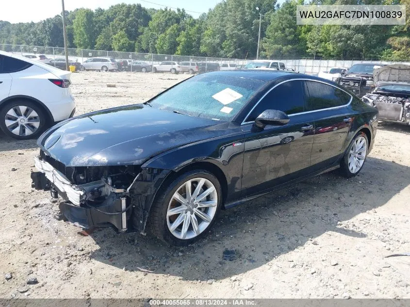 WAU2GAFC7DN100839 2013 Audi A7 3.0T Premium