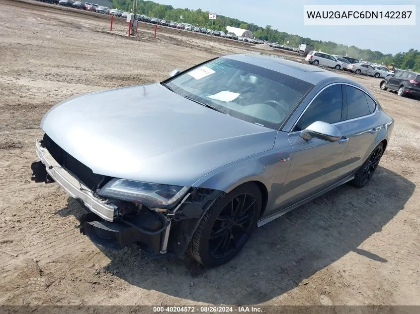 WAU2GAFC6DN142287 2013 Audi A7 3.0T Premium