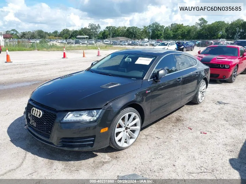 WAUYGAFC6DN035685 2013 Audi A7 3.0T Premium