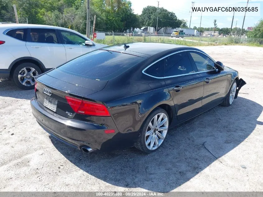 WAUYGAFC6DN035685 2013 Audi A7 3.0T Premium