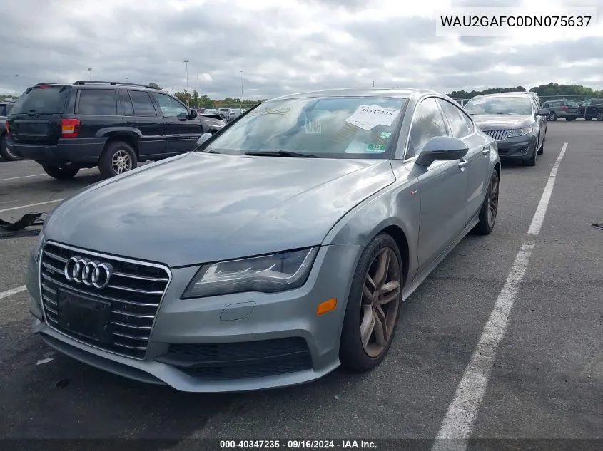 2013 Audi A7 Prestige VIN: WAU2GAFC0DN075637 Lot: 40347235