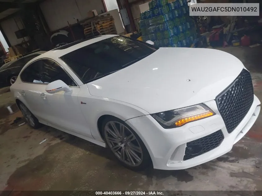 2013 Audi A7 3.0T Premium VIN: WAU2GAFC5DN010492 Lot: 40403666