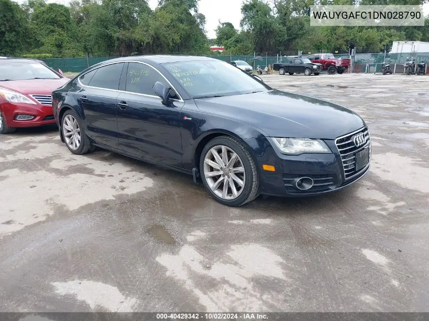 2013 Audi A7 3.0T Premium VIN: WAUYGAFC1DN028790 Lot: 40429342