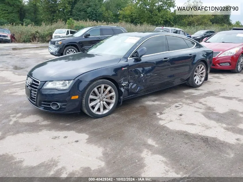 2013 Audi A7 3.0T Premium VIN: WAUYGAFC1DN028790 Lot: 40429342