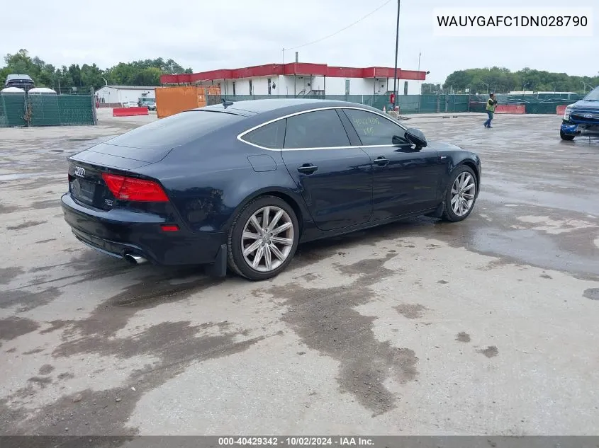 WAUYGAFC1DN028790 2013 Audi A7 3.0T Premium