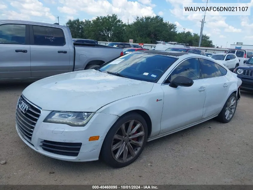 2013 Audi A7 Premium Plus VIN: WAUYGAFC6DN021107 Lot: 40460095