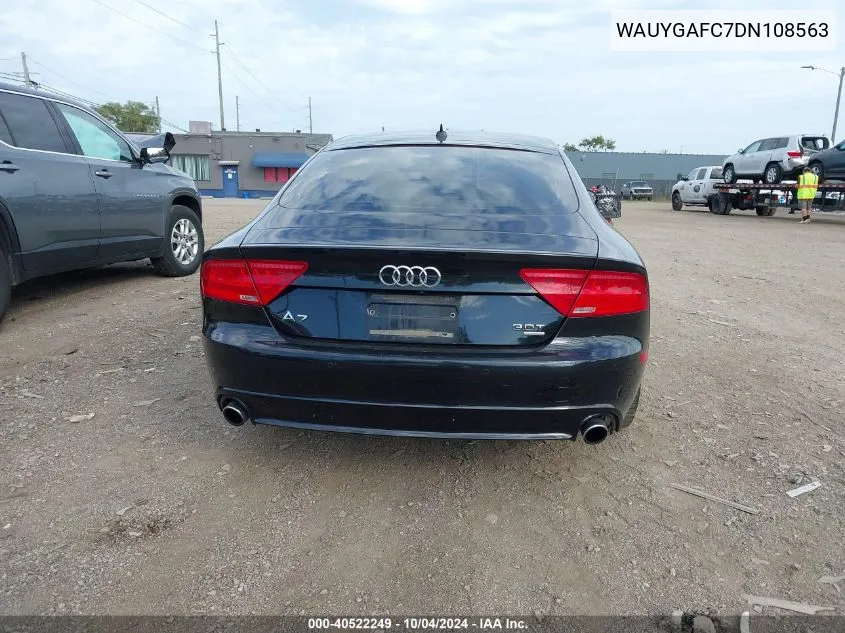 WAUYGAFC7DN108563 2013 Audi A7 3.0T Premium