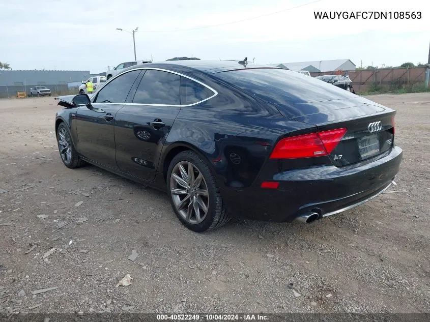 WAUYGAFC7DN108563 2013 Audi A7 3.0T Premium