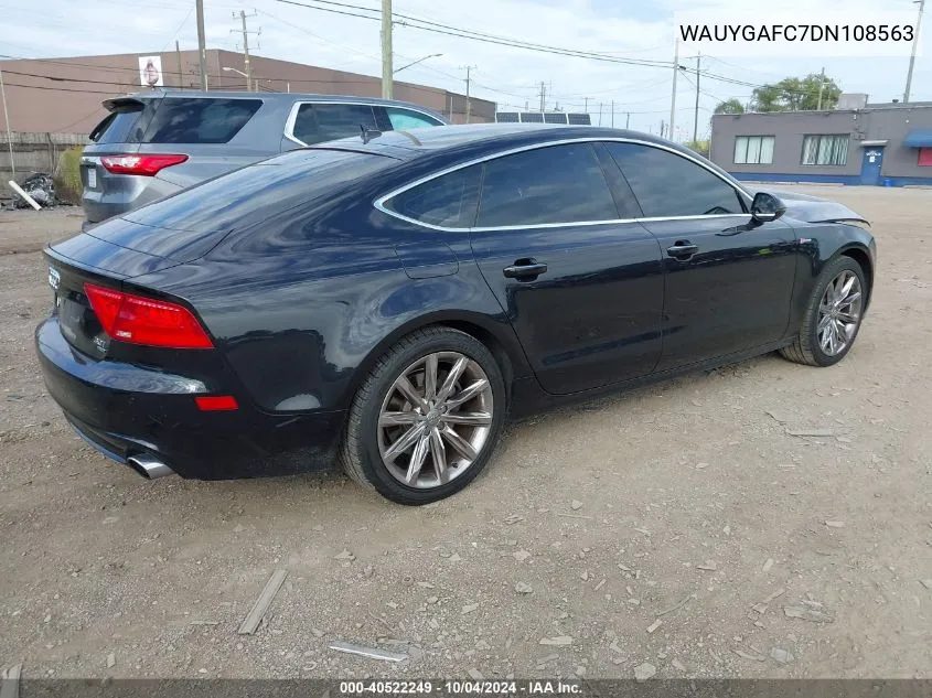 2013 Audi A7 3.0T Premium VIN: WAUYGAFC7DN108563 Lot: 40522249