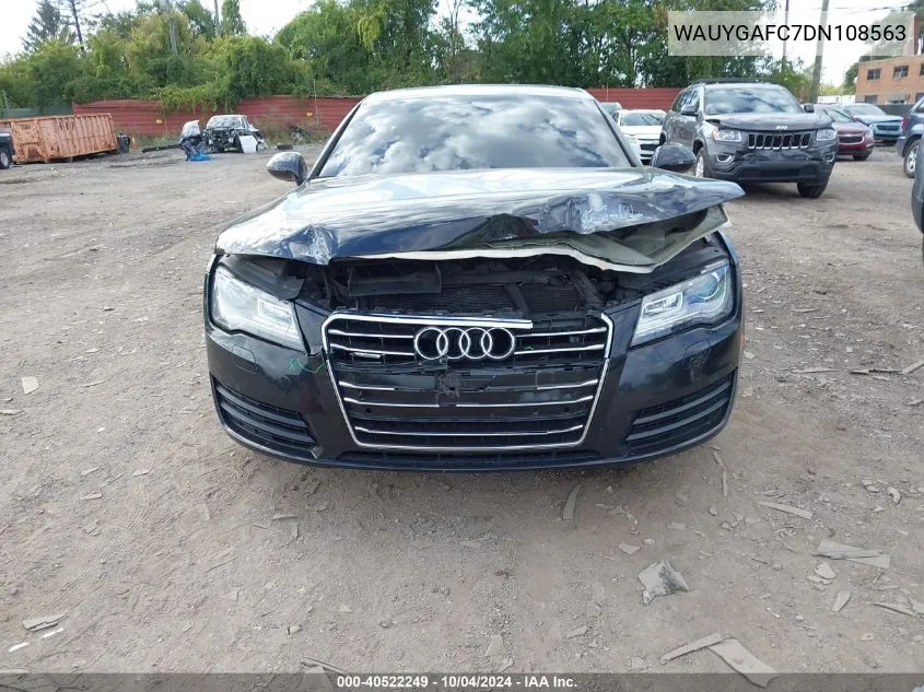 2013 Audi A7 3.0T Premium VIN: WAUYGAFC7DN108563 Lot: 40522249