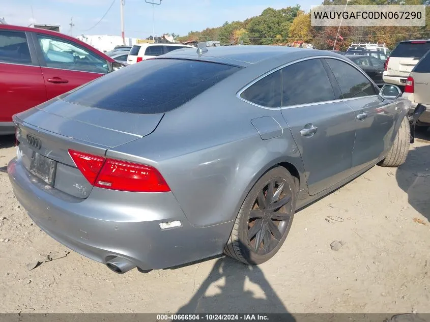 2013 Audi A7 3.0T Premium VIN: WAUYGAFC0DN067290 Lot: 40666504