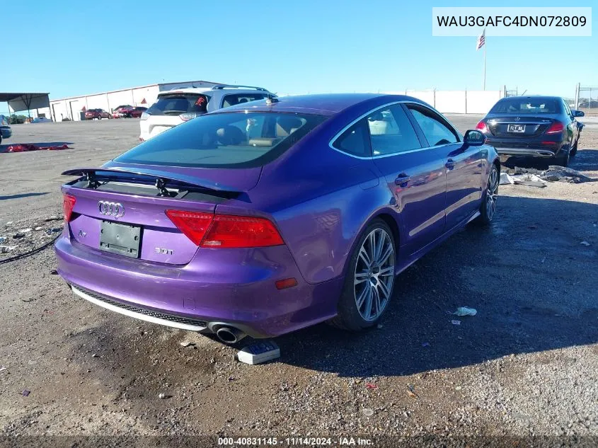 2013 Audi A7 3.0T Premium VIN: WAU3GAFC4DN072809 Lot: 40831145