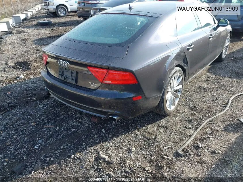 2013 Audi A7 Premium Plus VIN: WAUYGAFC2DN013909 Lot: 40878911