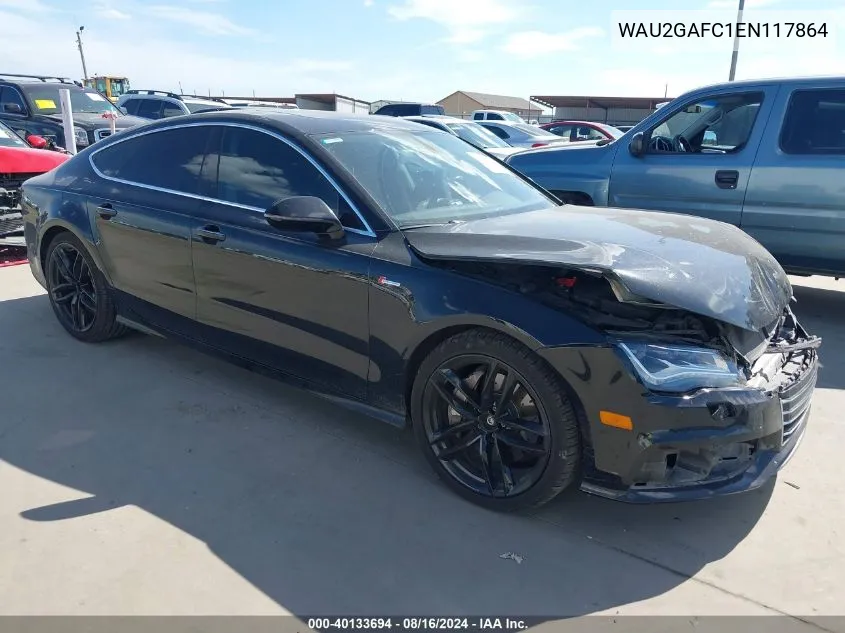 2014 Audi A7 3.0T Premium Plus VIN: WAU2GAFC1EN117864 Lot: 40133694