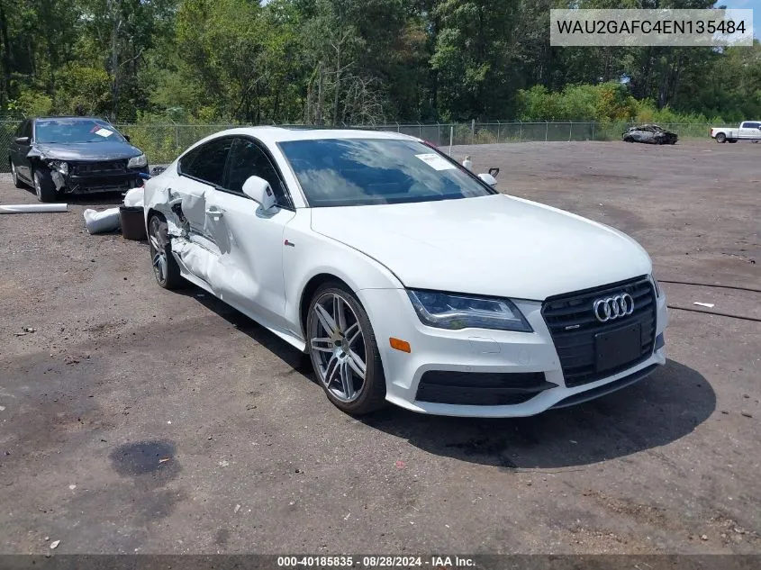 2014 Audi A7 3.0T Premium Plus VIN: WAU2GAFC4EN135484 Lot: 40185835