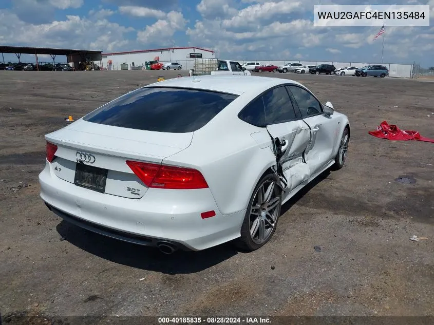 2014 Audi A7 3.0T Premium Plus VIN: WAU2GAFC4EN135484 Lot: 40185835