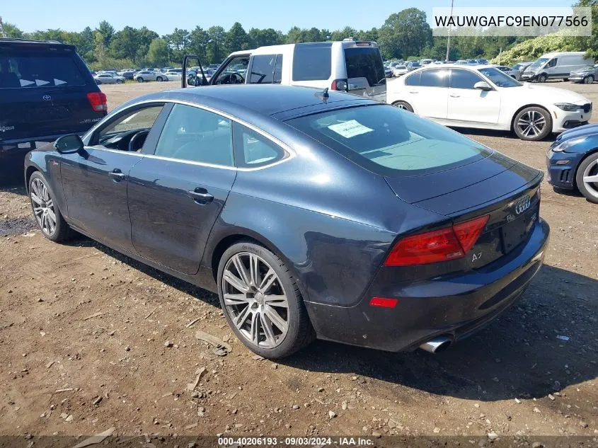 WAUWGAFC9EN077566 2014 Audi A7 3.0T Premium Plus