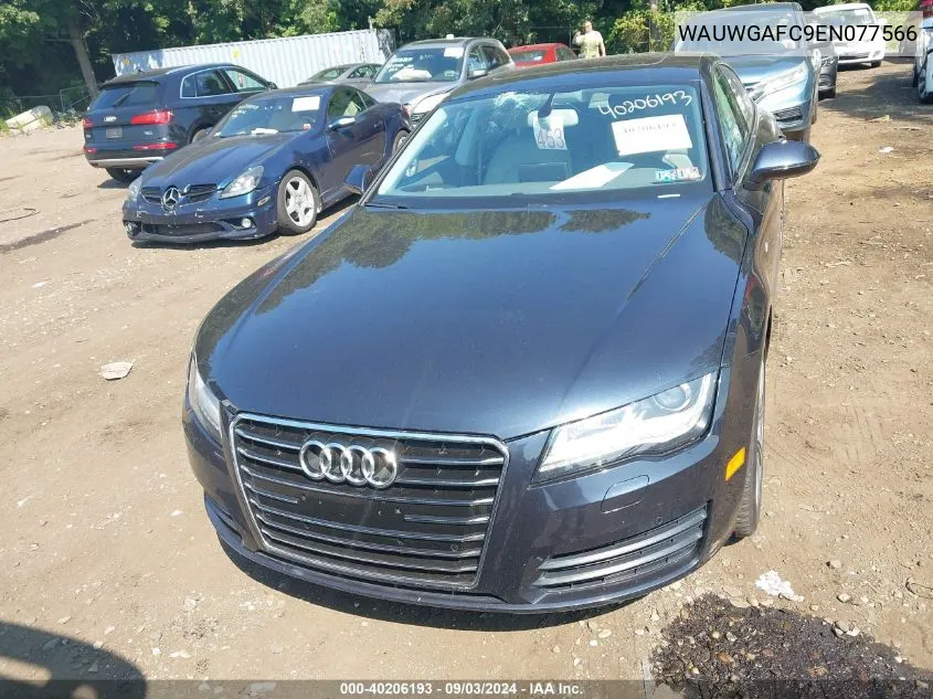 2014 Audi A7 3.0T Premium Plus VIN: WAUWGAFC9EN077566 Lot: 40206193