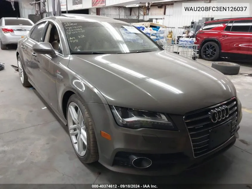 WAU2GBFC3EN126037 2014 Audi A7 Prestige