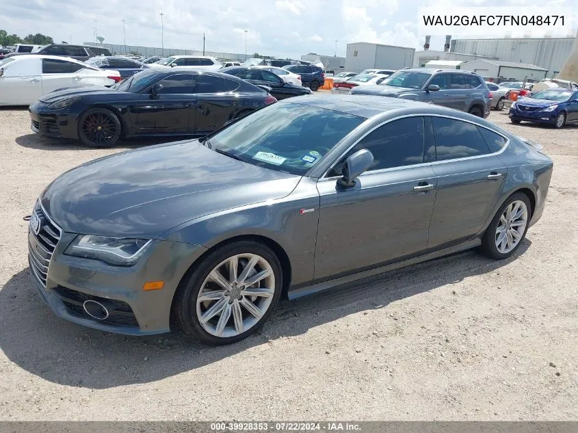 2015 Audi A7 3.0T Premium Plus VIN: WAU2GAFC7FN048471 Lot: 39928353