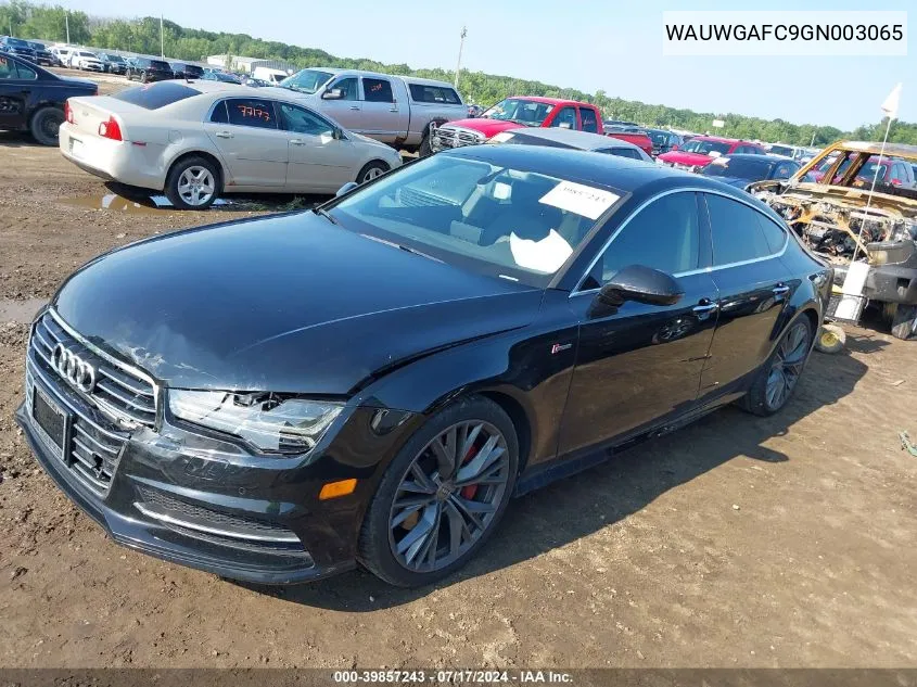 2016 Audi A7 3.0T Premium Plus VIN: WAUWGAFC9GN003065 Lot: 39857243