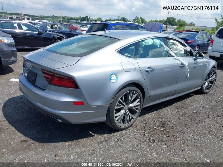 WAU2GAFC7GN176114 2016 Audi A7 3.0T Premium Plus