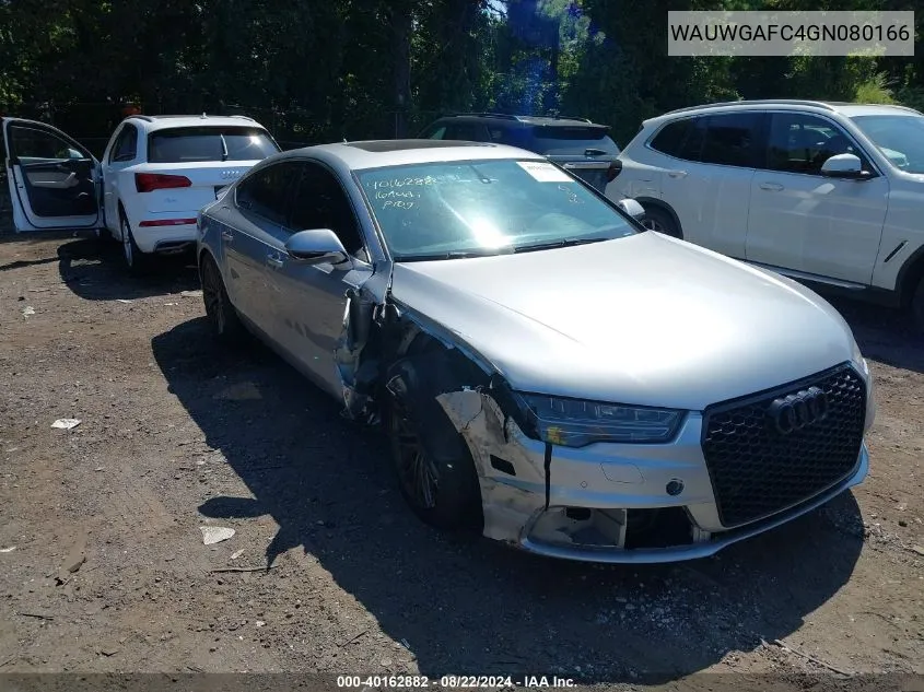 2016 Audi A7 3.0T Premium Plus VIN: WAUWGAFC4GN080166 Lot: 40162882