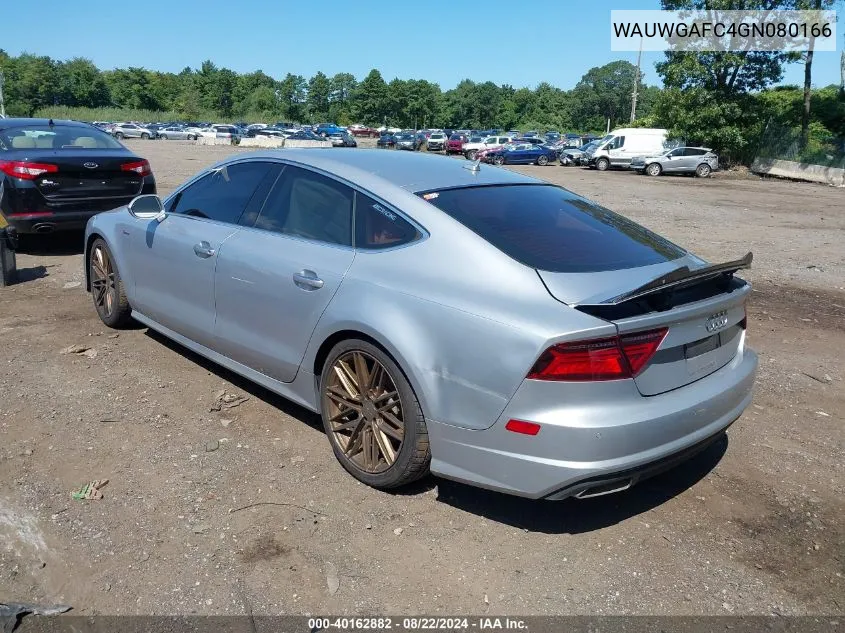 WAUWGAFC4GN080166 2016 Audi A7 3.0T Premium Plus